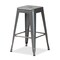 Baxton Studio Horton ModernIndustrial Grey Finished Metal 4-Piece Stackable Counter Stool Set, PK4 192-4PC-12045-ZORO - alternate 5